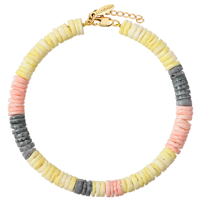 Bracelet de Cheville Heishi Pierre Naturelle 4 – ALLTHEMUST